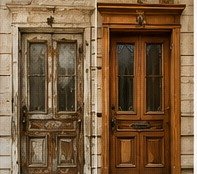 Gallery Door Before After